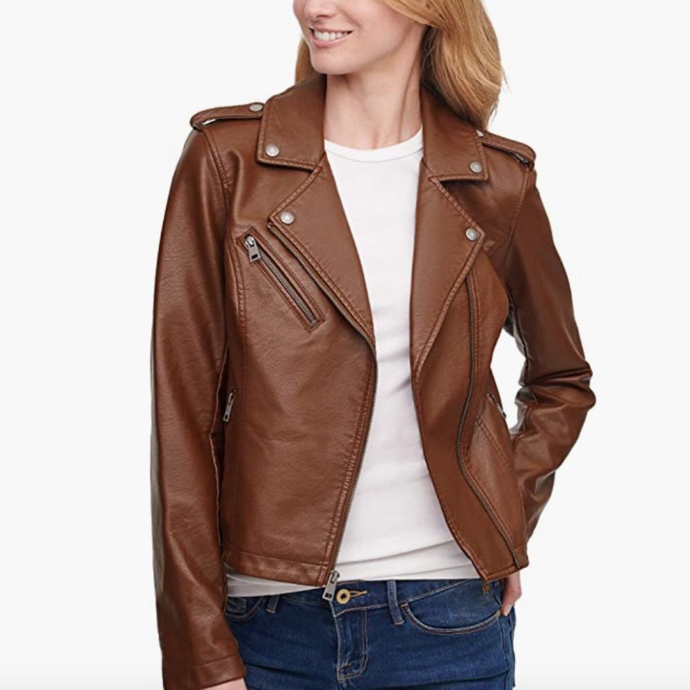 Levi's Women's Faux Leather Classic Asymmetrical Motorcycle Jacket